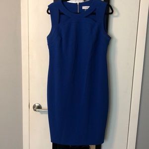 Calvin Klein Royal Blue knee-length dress